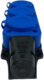 Удлинитель силовой iTOK i-CONNECT-COLOR-SUR-KG-325-3-54-30-BLUE