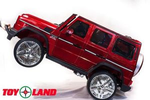 Детский электромобиль Toyland Mercedes Benz G65 красный фото №7