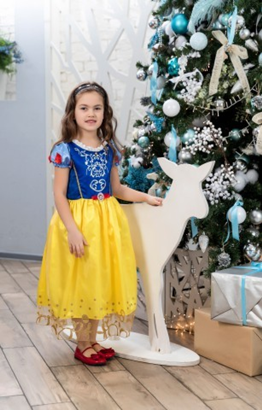 платье белоснежки