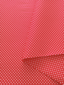 Ткань бязь плательная, рис. "Горох 2мм", ширина 150 см, арт. 040