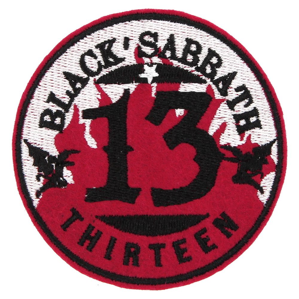 Нашивка с вышивкой группы Black Sabbath