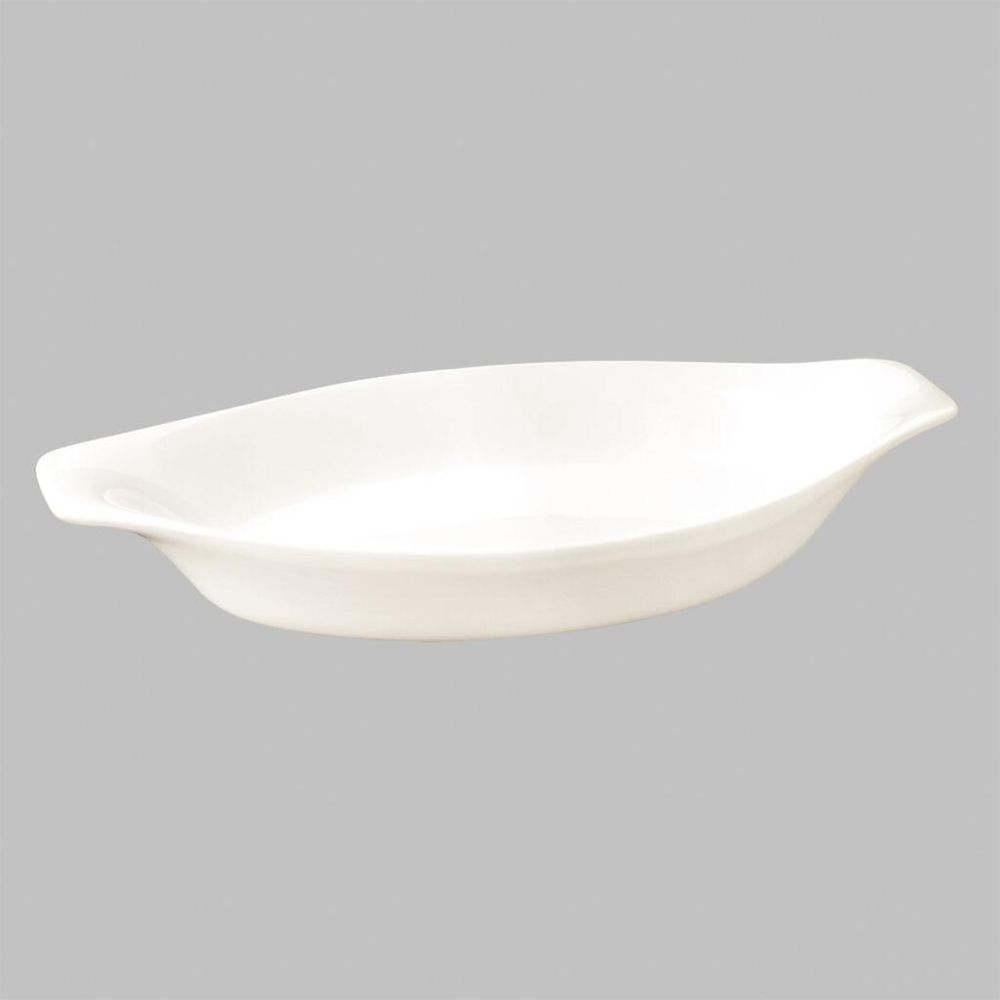 Блюдо овальное 21,5*11,5 см с ручками белое фарфор P.L. Proff Cuisine [9]