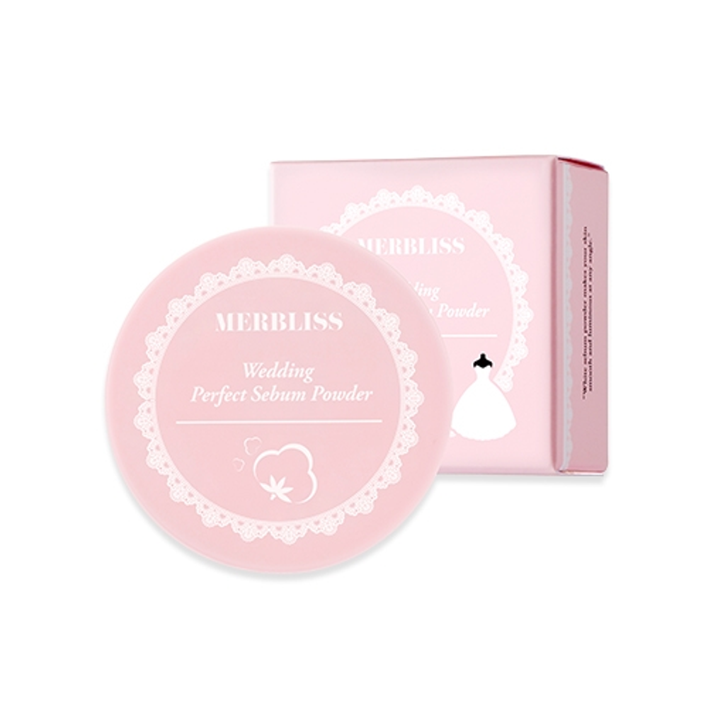 Merbliss wedding perfect sebum powder – Матирующая пудра для лица