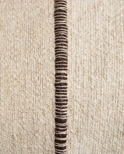 ZARA HOME НАВОЛОЧКА ДЛЯ ДЕКОРАТИВНОЙ ПОДУШКИ С КОНТРАСТНОЙ ЛИНИЕЙ, СВЕТЛО-БЕЖЕВЫЙ