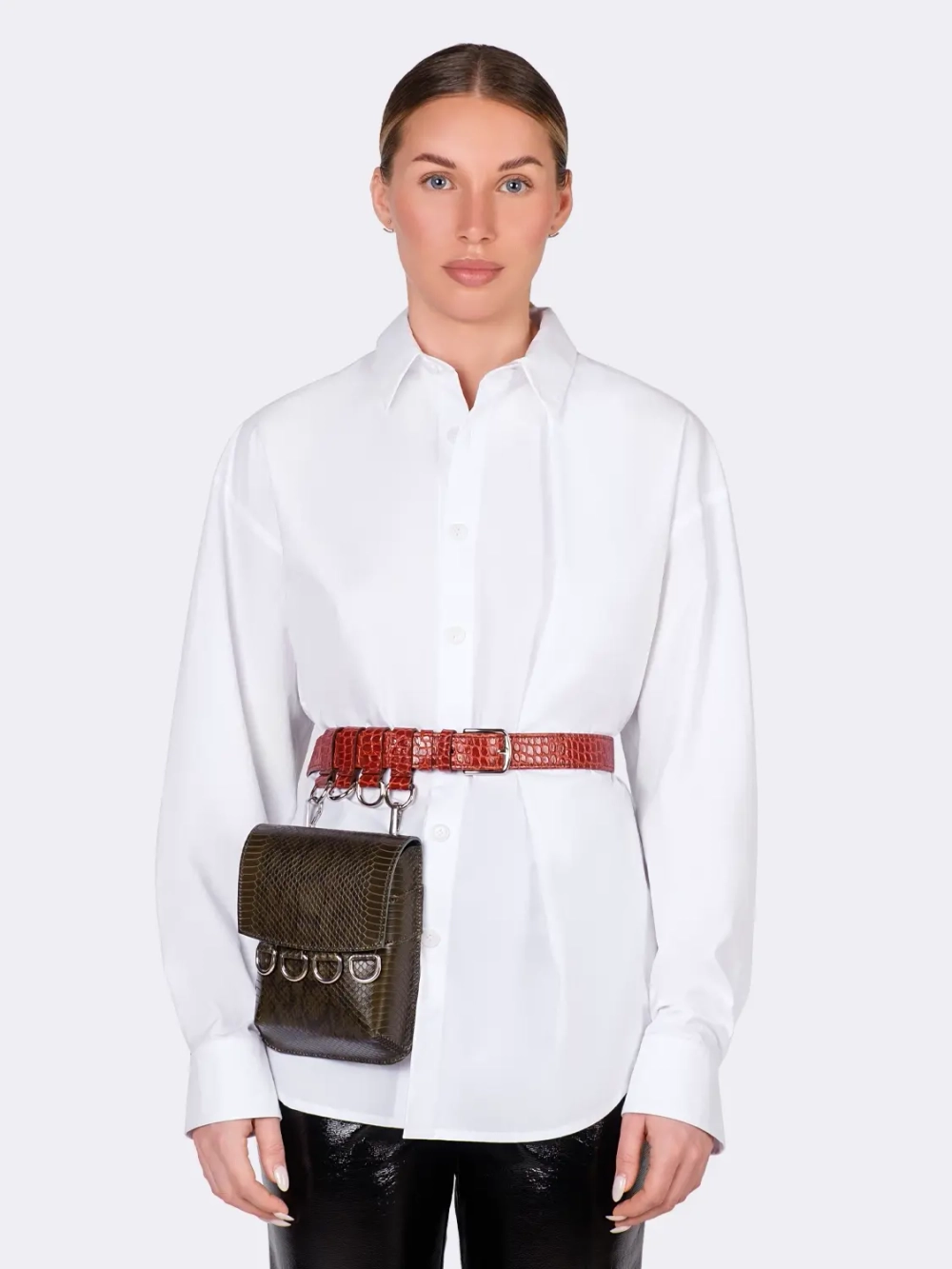 Сумка поясная хаки "Рептилия" OLA OLA