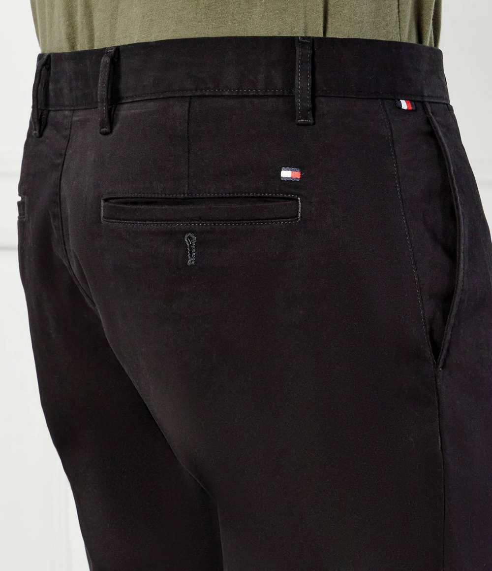 Сатиновые чиносы HARLEM Tommy Hilfiger - черный(MW0MW36708)