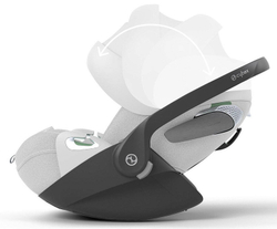 Коляска Cybex Talos S Lux TPE complete Cloud T Platinum White Plus 3 в 1 Stormy Blue с дождевиками