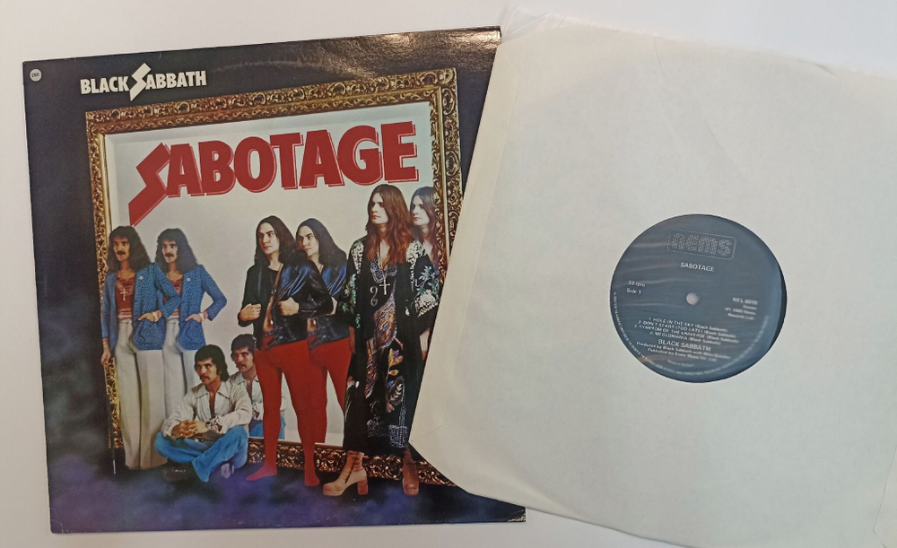 Винтажная виниловая пластинка LP Black Sabbath Sabotage (Holland 1980)