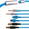 Dekoni Audio Presplit 6.35mm Unbalanced 64 Blue 1.6m