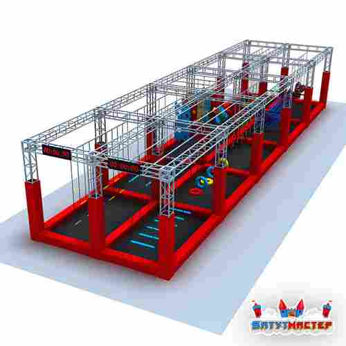 Активити ниндзя-парк «Финиш невозможен», 18×6×3,5 м