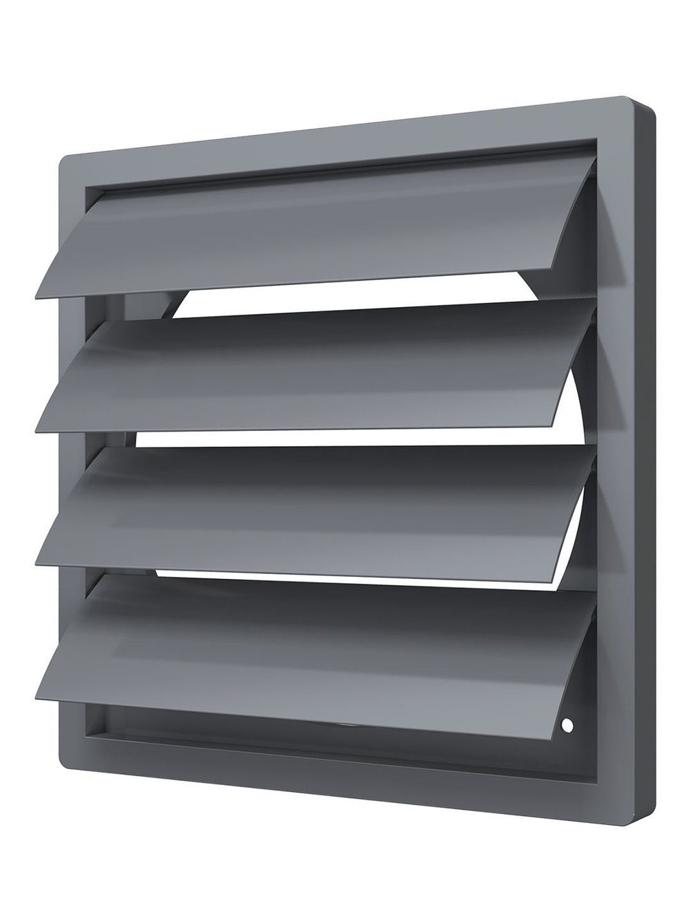 Выход стенной КФ фланец D250 жалюзи 294х294 ASA Gray ERA