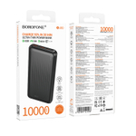 Портативный аккумулятор BOROFONE BJ80 10000 mAh PD 20W+QC 3.0 (черный)