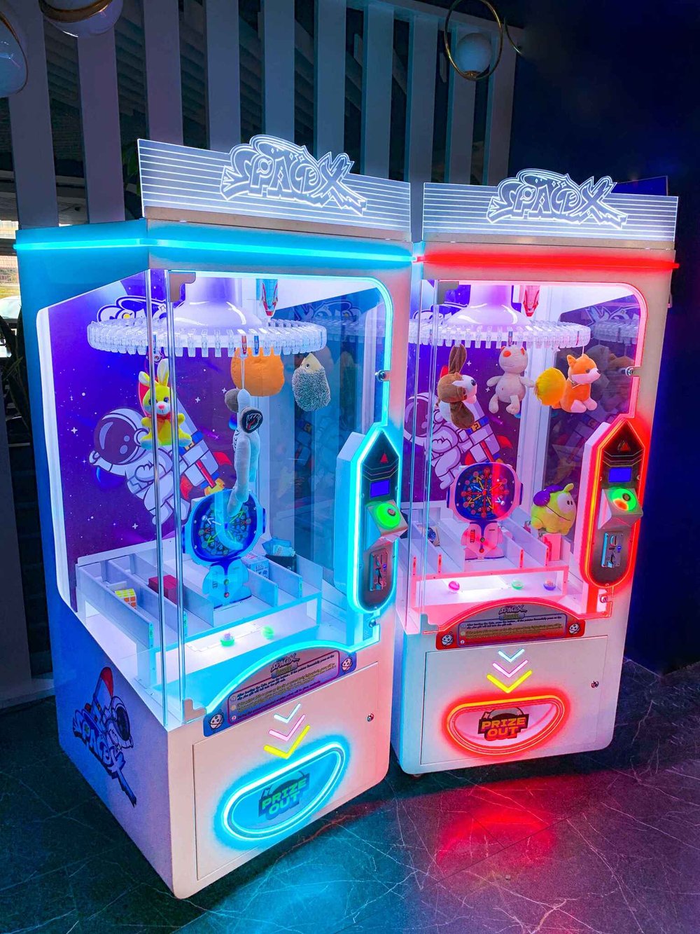 Призовой автомат прищепка «Space X»