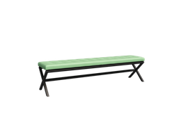 Next Банкетка трехместная NLT.L-3 Kanzas 20/Металл Антрацит 1950*380*480