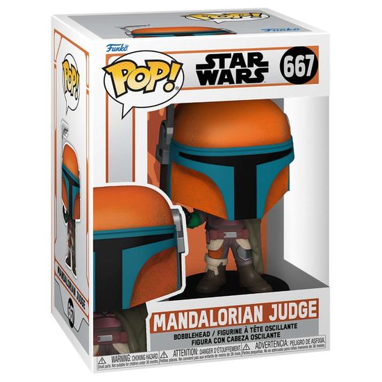 Фигурка Funko POP! Bobble Star Wars Mandalorian S9 Mandalorian Judge (667) 76555 / Фигурка по мотивам сериала "Мандалорец", Судья
