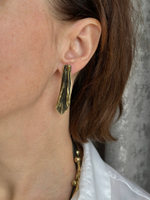 серьги бронза кора