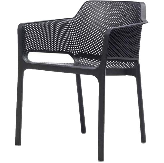 Черный пластиковый стул Net | Nardi | Италия