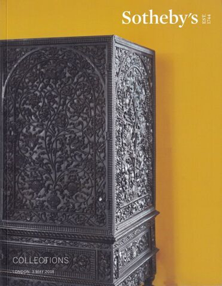 Каталог аукциона Sotheby’s, Лондон, Частные коллекции от 3 мая 2018 года