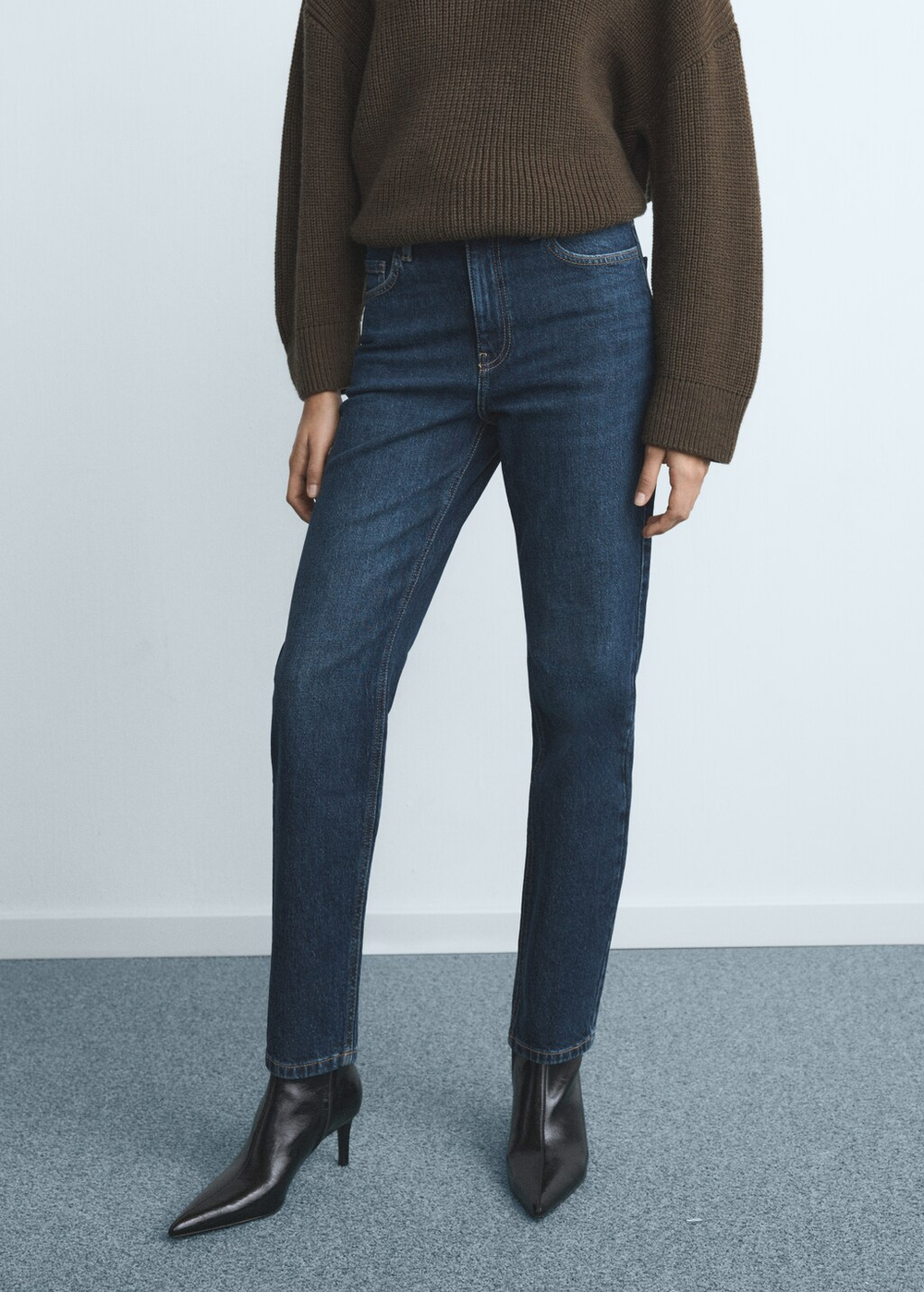 Комфортные джинсы Newmom с высокой талией