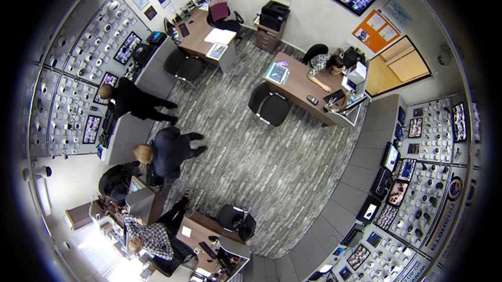 Камера видеонаблюдения, рыбий глаз 180°, аналоговая 2.1 Мпикс (1920х1080) FullHD