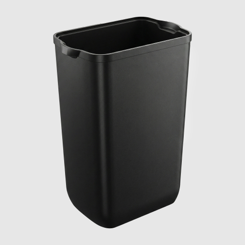 Ведро для мусора без крышки 23 л. ABS BLACK 14030.N чёрный