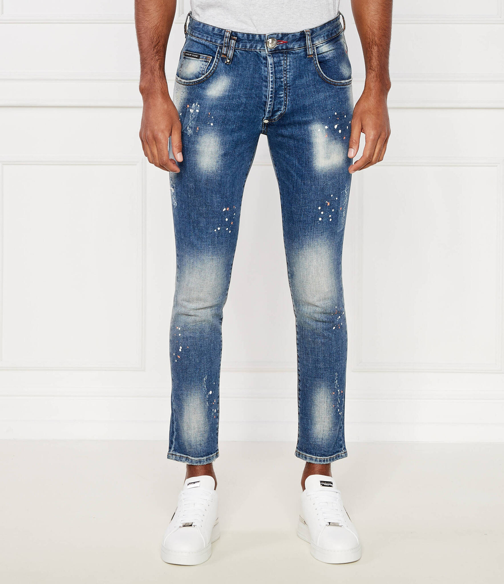 Джинсы Lion Circus Philipp Plein - темно-синий(MDT3750 PDE004N)