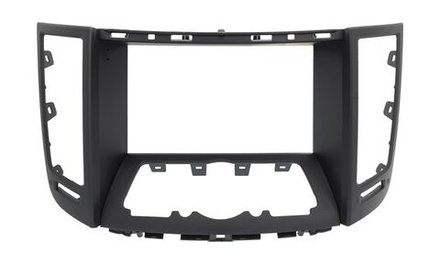Комплект рамки с разъёмами 9" Infiniti QX70, FX35, FX37, FX50, FX30d (S51) 2008-2018 глубокая бежевая - Car-Smart 9673F2BG