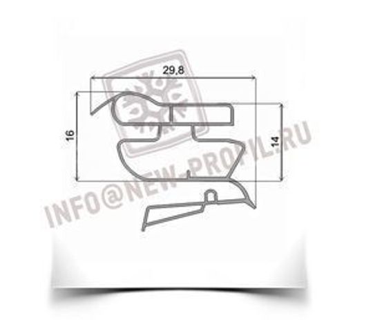 Уплотнитель для холодильника Electrolux TR 1240 C, размер 780*580 мм (012 АНАЛОГ)