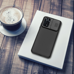 Чехол от Nillkin CamShield Case для смартфона Xiaomi Poco M4 Pro 4G, с защитной шторкой для камеры