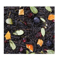 Черный ароматизированный чай Зимняя вишня Премиум Конунг 500г