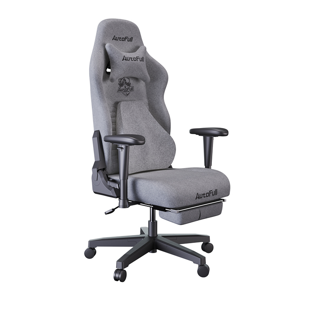 Премиум игровое кресло Autofull серия C3, AF083GB, с поддержкой для ног, серый (AF083GB)