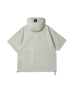 Куртка анорак нейлоновая с коротким рукавом и капюшоном