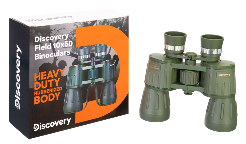 Бинокль Levenhuk Discovery Field 10x50