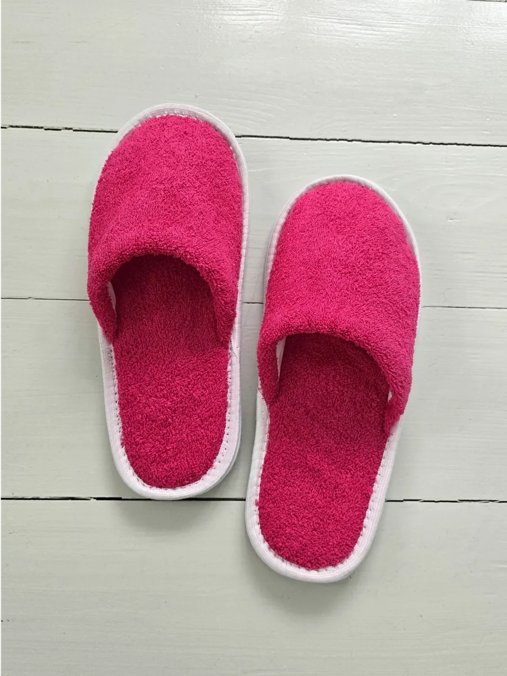 Тапочки махровые Фуксия