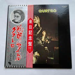 Винтажная виниловая пластинка LP Suzi Quatro, Quatro (Япония 1974) (Оби)