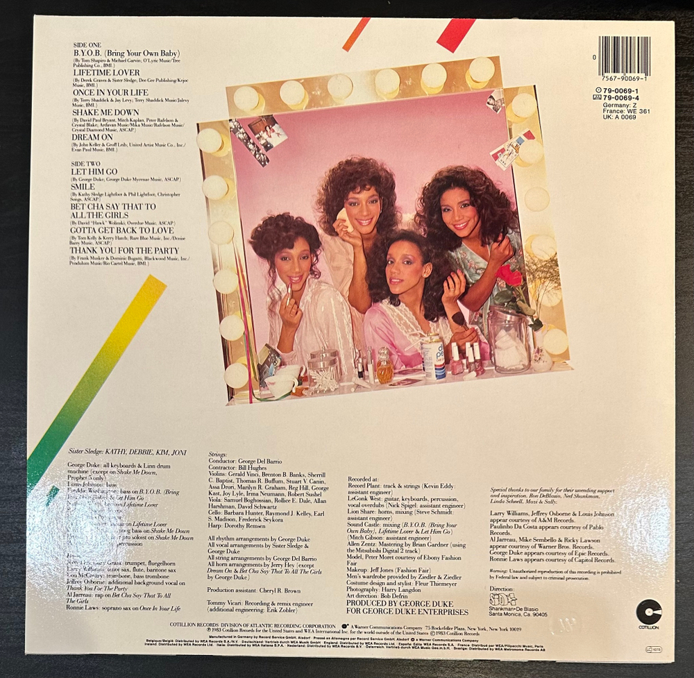 Sister Sledge- Bet Cha Say That To All The Girls (Германия 1983г.)