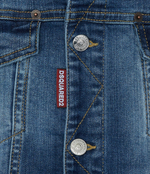 Джинсовая куртка Dsquared2 - голубой(DQ0395 D0A6M)