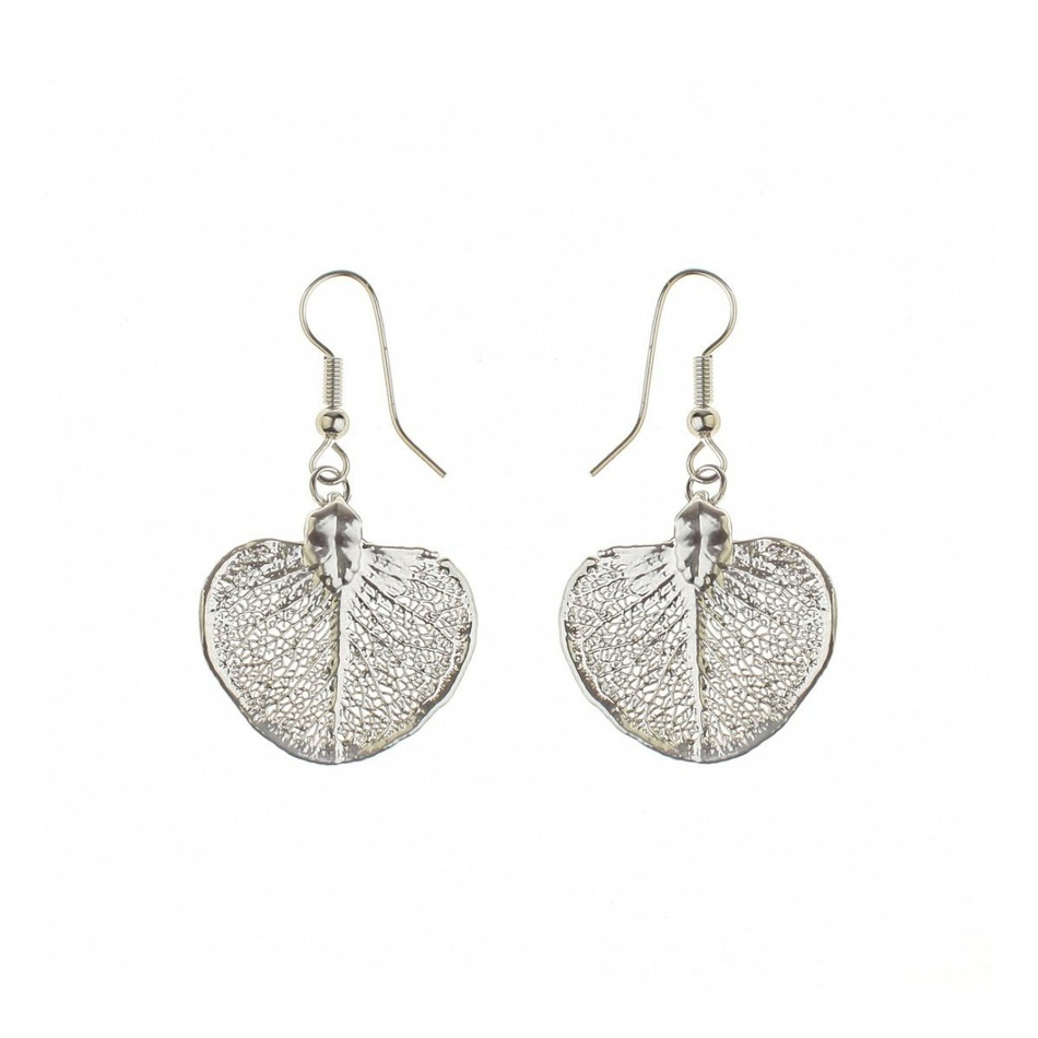 Серьги Ester Bijoux Денежный Лист LF93C-S BW