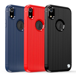 Чехол для iPhone XR цвет Red (красный), серия Bevel от Caseport