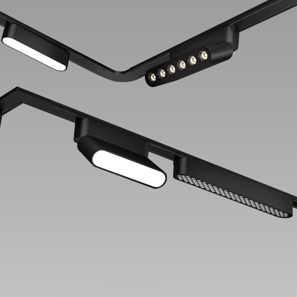 359080 SHINO NT23 180 черный Трековый светильник для низковольтного шинопровода IP20 LED 12W 48V 4000K 720Лм SMAL