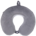 Подушка дорожная «TRIP - Comfort», мемори-эффект, цвет графит