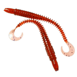 Мягкая силиконовая приманка, силиконовый червяк Rubaits Русские приманки DEPO Street Worm twist 4,9" 12,4  см. Для рыбалка приманка на на судака, берша, окуня, щука, форель, голавль, жерех, искусственная приманка, УЛ спинниг, джиг, отводной поводок, рыболовный товар
