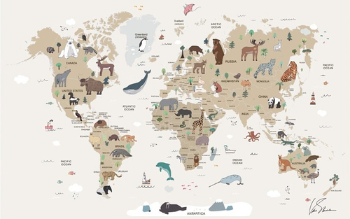 Картина на холсте Maps