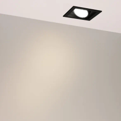 Светильник MS-VORTEX-BUILT-S117x117-20W Warm3000 (BK-BK, 20 deg, 230V) (Arlight, IP20 Металл, 5 лет) 058363