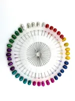 Иглы для закалывания "Капля" сталь 40мм 40 шт в блистере