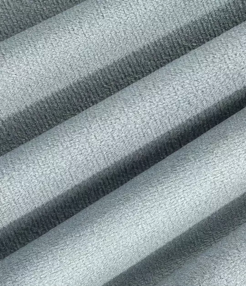 Ткань "Бархат" Серо-голубой