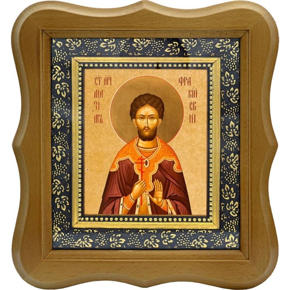 Максим Фракийский мученик. Икона на холсте.