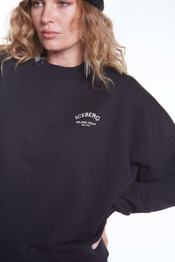 ТОЛСТОВКА С КРУГЛЫМ ВЫРЕЗОМ И ЛОГОТИПОМ