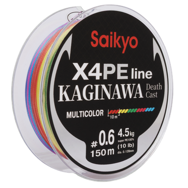 Шнур Saikyo Kaginawa X4PE 150м Мультиколор -