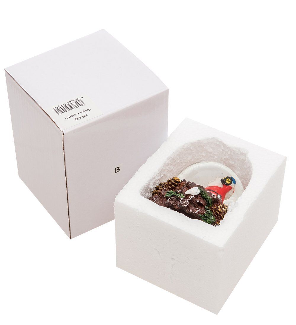 XM-609 Шар со снегом «Новогодняя сказка»